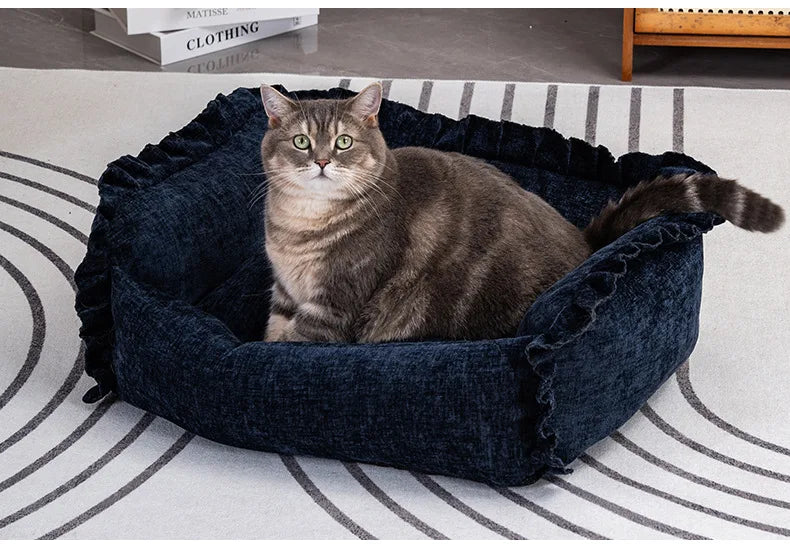 Pet Sofa Bed - Detachable Washable Small Dog and Cat Bed - Durable Nordic Style Mattress - Dog Bed - Pet Bed