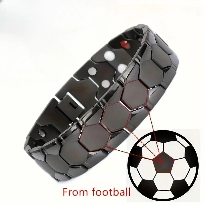 Men's Magnetic Bracelet, Stainless Steel Men's Bracelet, Men's Jewelry Gift Bracelet with Adjustable Size