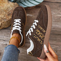 2025 New Women Sneakers Fashion Casual Flats Vulcanize Shoes Round Toe Lace Up Comfortable Flat Shoes for Women Zapatos De Mujer