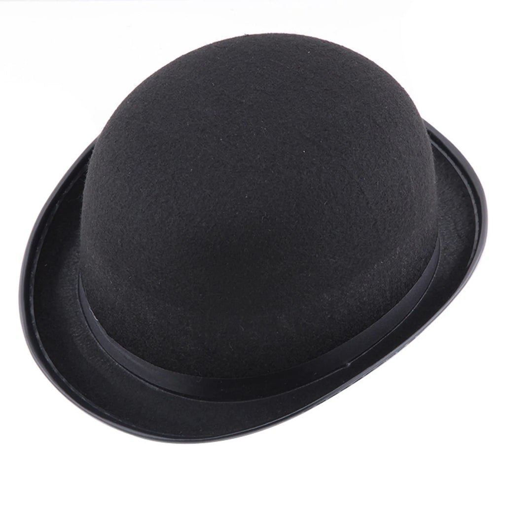 Classic Top Hats for Men Felt Tuxedo Costume Hat Chaplin Cosplay hat for Dress-Up Parties Costume