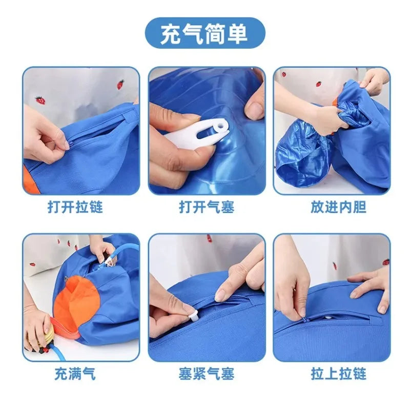 Pet | Dog Toy Throwing Inflatable Large Ball Durable Polyester Chew Teething Boredom Self-Entertainment Hardcore