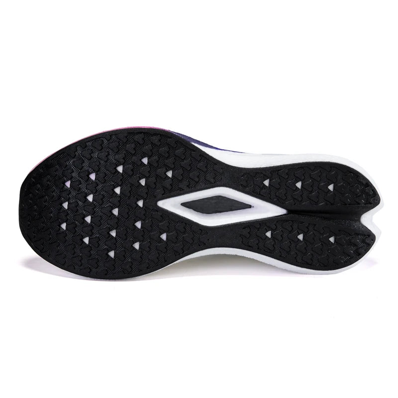 Men Women Carbon Running Shoes Lightweight  Mesh Breathable Non-Slip Marathon Running Shoes Fashion Road Jogging Sports Shoes