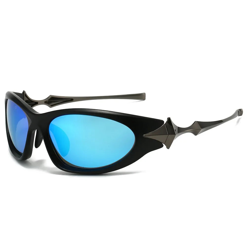 Sunglasses for Men New Fashion Mirror Pilot Punk Vintage Alloy Star Leg Y2K Sun Glasses Women Sexy Hip Hop Shades Driving Uv400