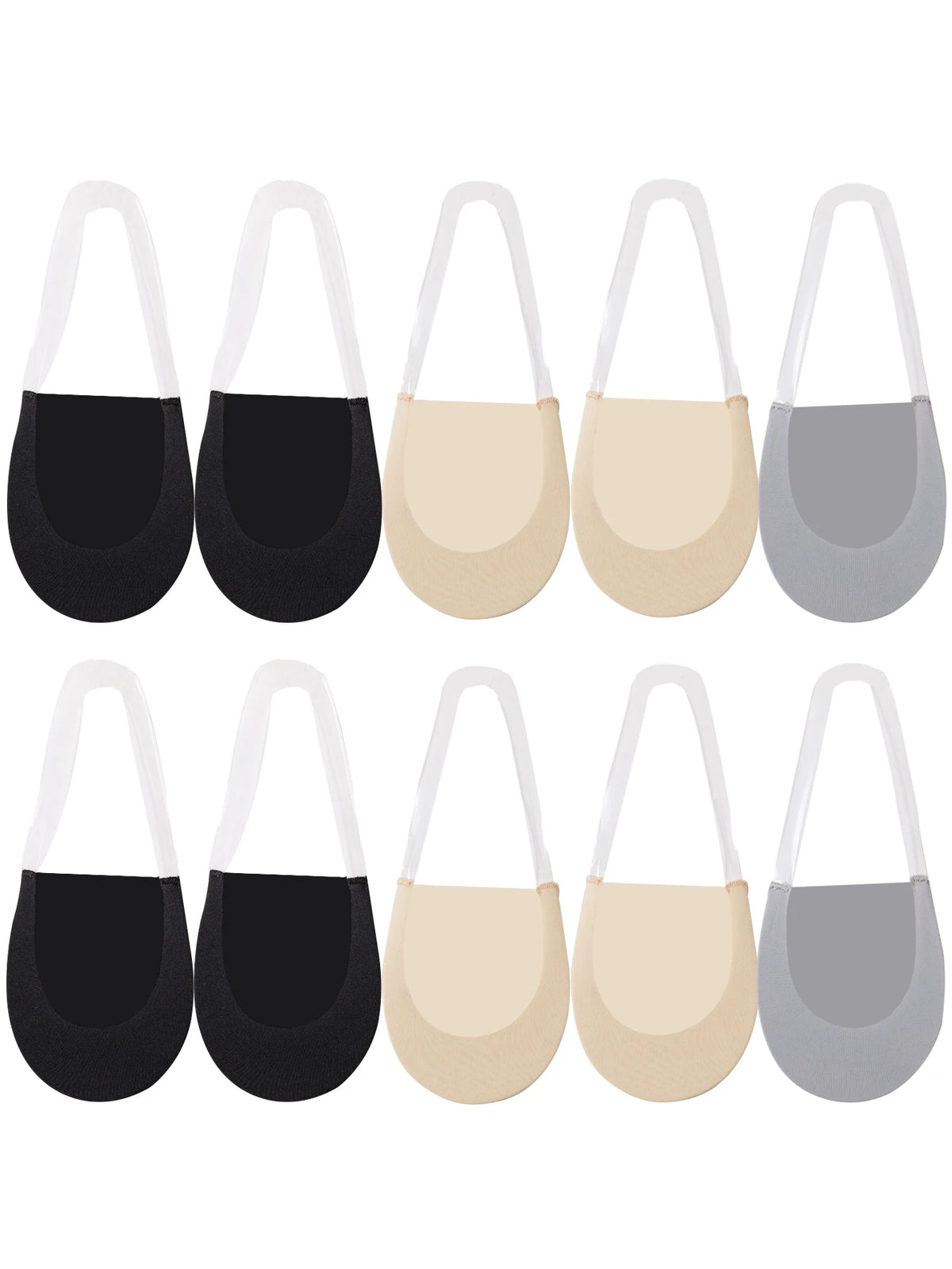 Women's Socks Breathable Invisible Half Feet No Show Low Cut Boat Socks Invisible Ice Skil Suspender Sock Ladies Sokken