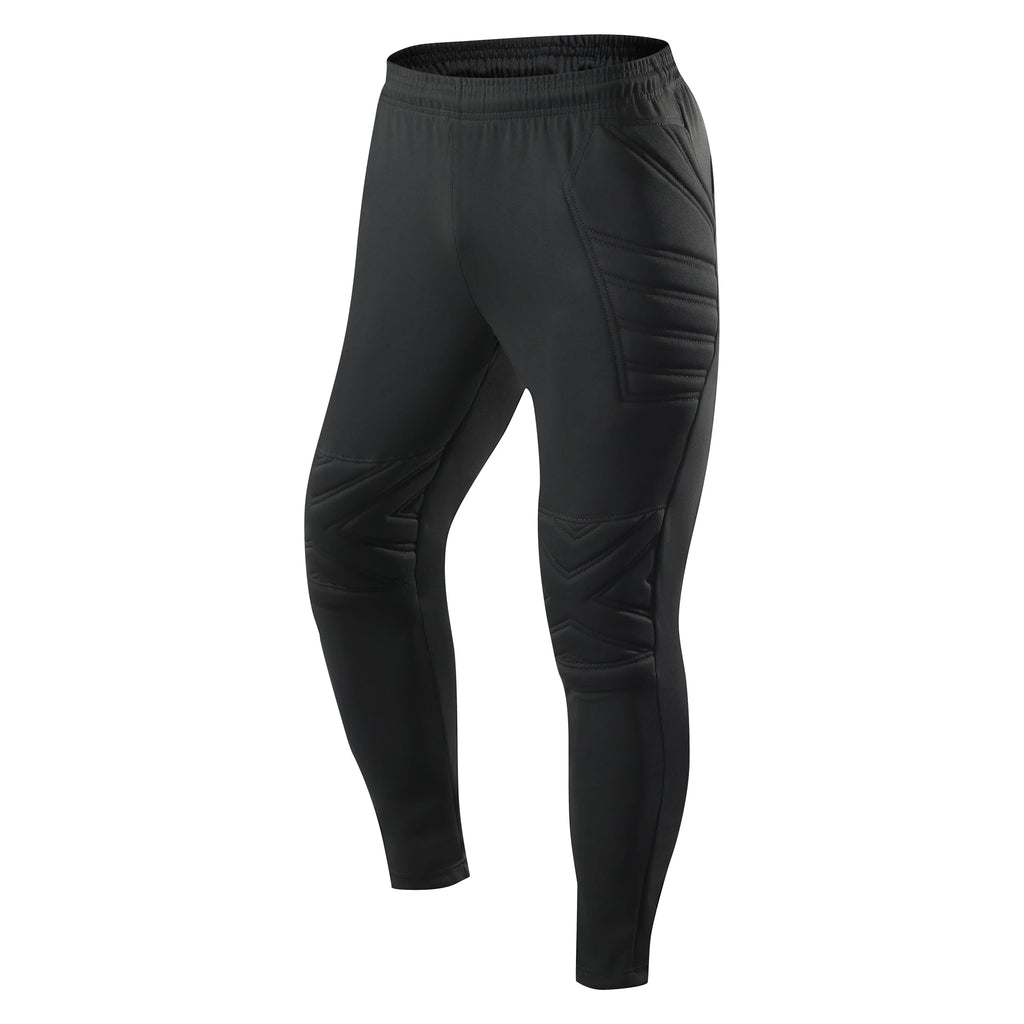 Kids Mens Children Soccer Training Pants Trousers Football Match Goalkeeper Pant Goal Keeper Goalie Knee Pad Sponge Protection