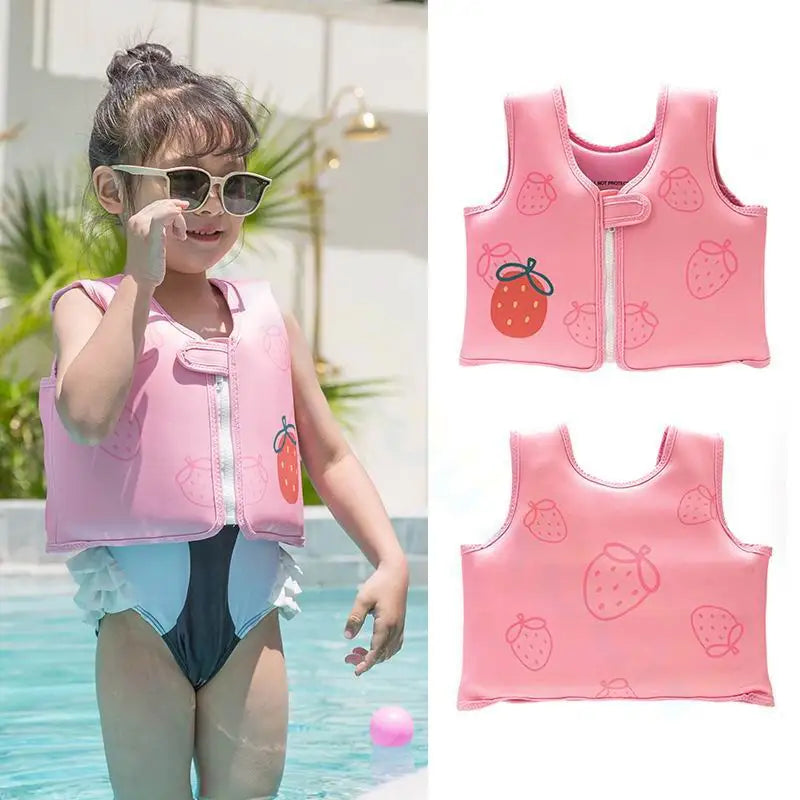 Girls Boys Swim Vest Toddler Baby Life Jackets For Kids swimming Activities Beginner Swimmer Floating Aid