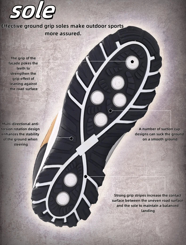 High-Quality Sports Shoes Casual Shoes, Waterproof And Lightweight, Suitable For Outdoor Hiking, Mountaineering, City Work