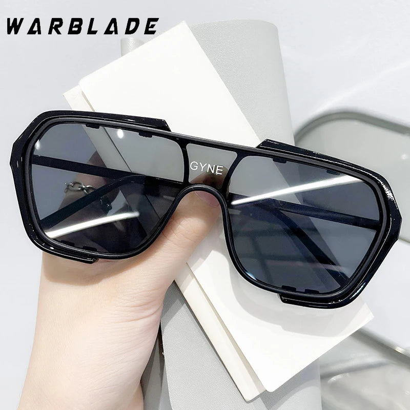 Men Oversized Sunglasses Women Fashion Sun Glasses For Women Brand Designer Vintage Glasses Square Sunglasses Men Metal Eyewear