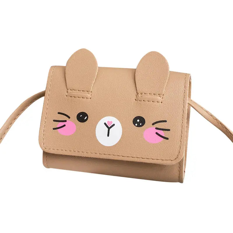 Children's Mini Handbags Cute Kids Coin Purse Wallet Fashion Princess Baby Girls PU Leather Small Shoulder Crossbody Bag NEW