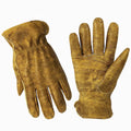 Men Work Gloves Cowhide Driver Hunting Driving Farm Garden Welding Security Protection Safety Mechanic Glove