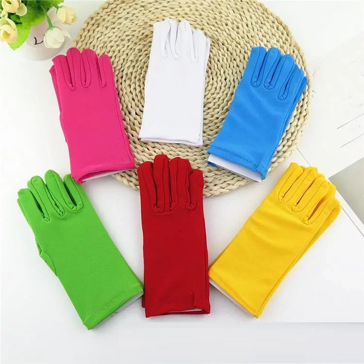 Girls  Princess Gloves Party Children Birthday Ceremony Celebration Girl Glove  Accessory Halloween Costume Cosplay
