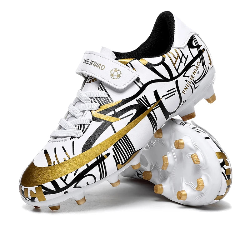 Soccer Shoes Kids Football Shoes TF/FG Cleats Grass Training Sport Footwear Trend Sneaker For Boys Chaussures De Football