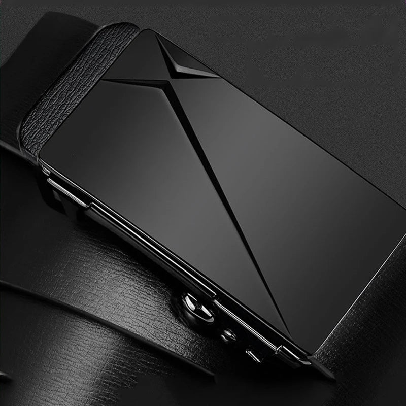 Men's inner wear belt, minimalist and stylish, perfect for casual and business occasions.