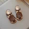 Kids Sandals 2026 Summer Sandals for Boy Fashion Children Cut-Outs Beach Shoes Braided Style Causal Walking Flat Sandals