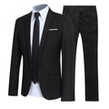 2026 Men Suit Set Turndown Collar Formal Business Suit Male Blazer Jacket Pants Set Job Interview Gentleman Suit Slim Wedding Se