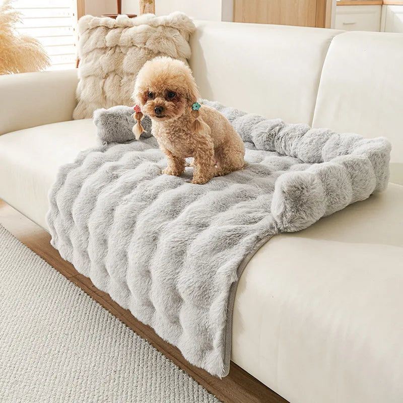 Thickened Pet Sofa Cushion Anti-Scratch Non-Slip Dog And Cat Sleeping Nest Kennel Pad Cozy Pet Bed for Cats And Dogs