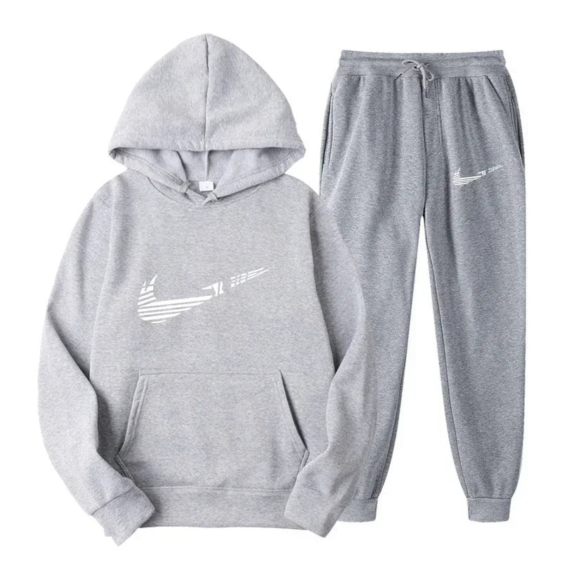 A versatile multi-functional sportswear suitable for both men and women, featuring a hooded sweatshirt, suitable for outdoor tra