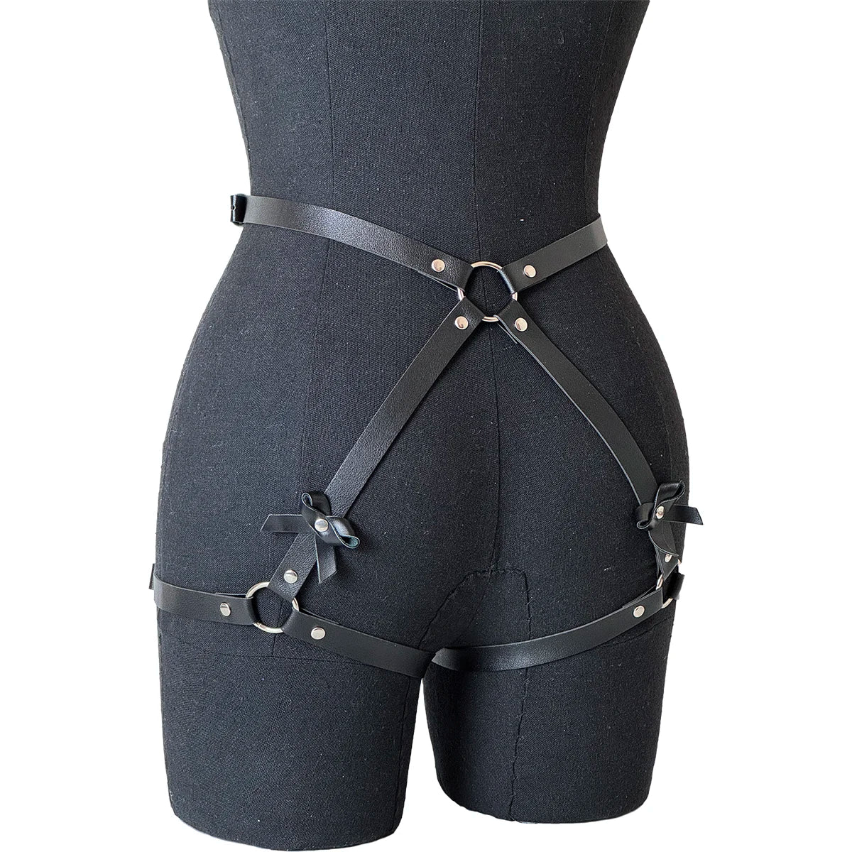 Women Fashion Belt Female Street Style PU Leg Harness Belt Thigh Garter Gothic Casual Body Decoration Belts Clothing Accessories