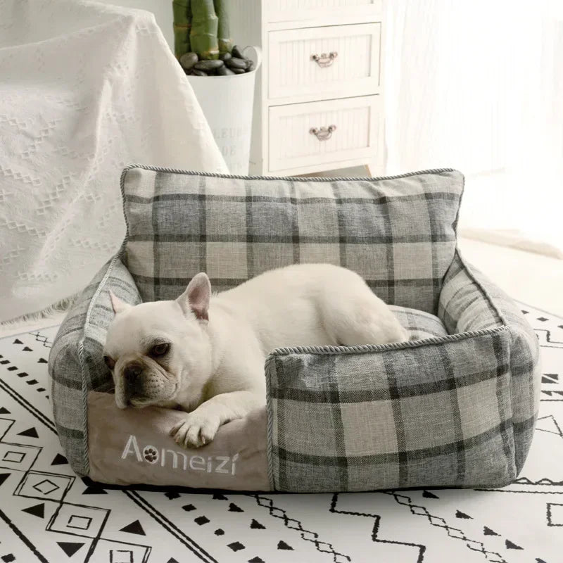 Warm Soft Pet Bed Removable Washable Sofa Cushion Pet Mat Indoor Kennel Sleeping House for Puppy Cat Dog Daily Pet Supplies
