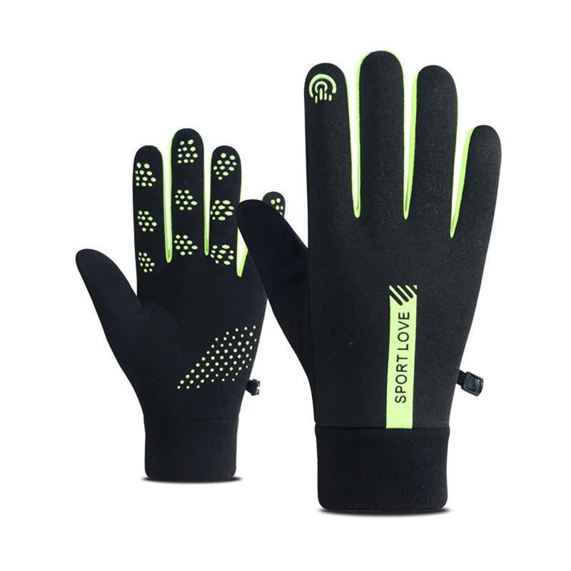 New Winter Gloves Men Women Touch Cold Waterproof Motorcycle Cycle Gloves Male Outdoor Sports Plus Velvet Warm Running Ski Glove
