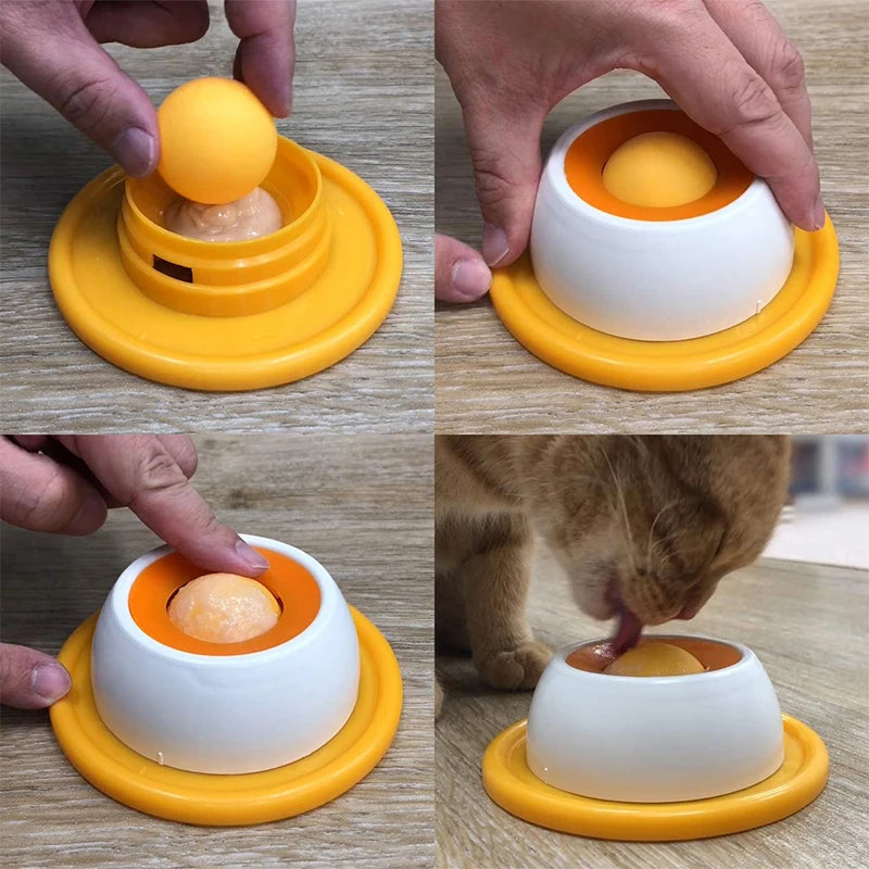 Pet Lick Mat Slow Feeder for Dogs & Cats Pet Slow Food Dispenser Dog Feeding Food Training Promote Dental Health Dog Licking Toy