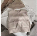 Children Sweater Vest Autumn Winter 2026 New Fashion Boys Girls Baby Knitted Cardigan Coat Kids Clothing