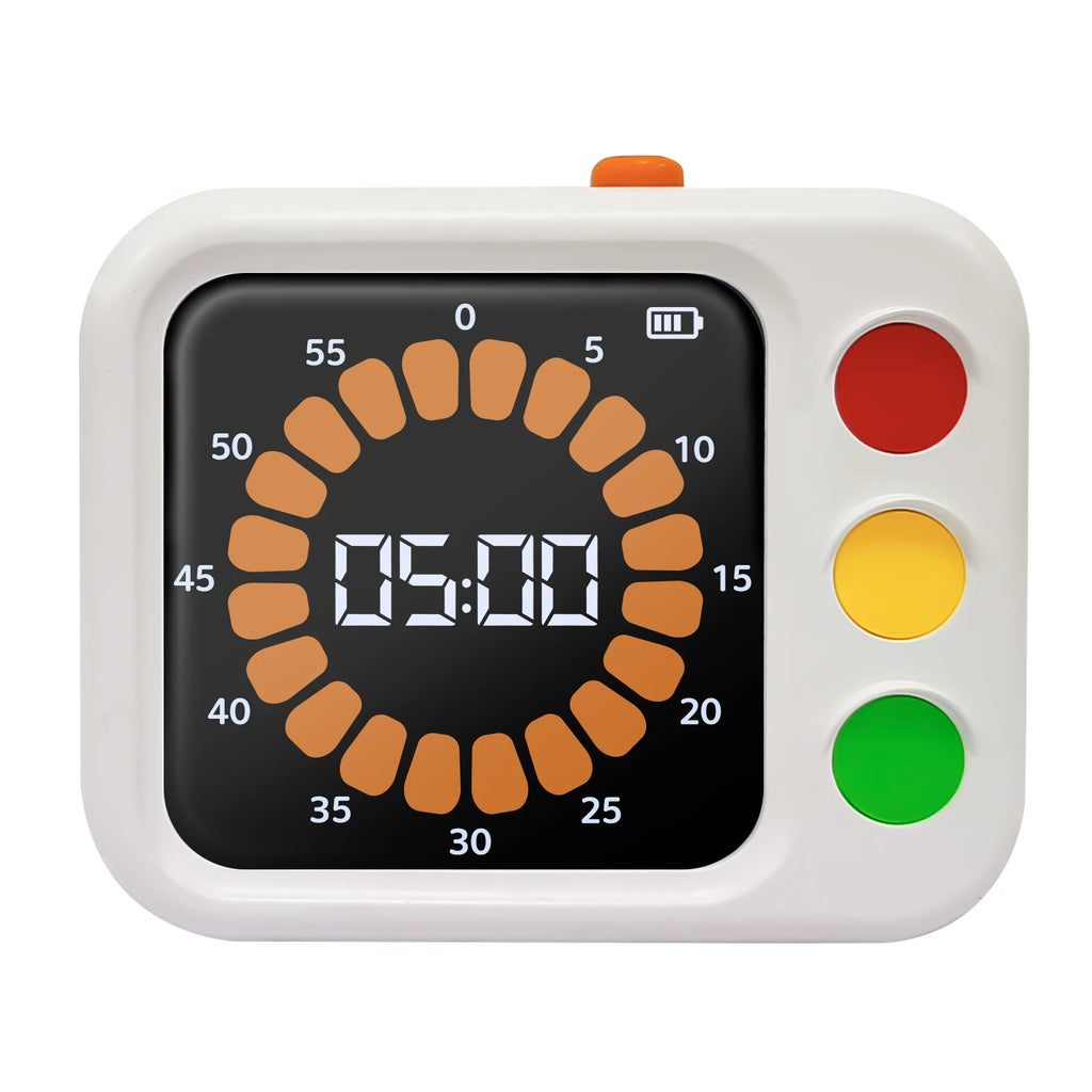 Kids Visual Timer Traffic Light Digital Timer Countdown Stopwatch Classroom Learning Self-discipline Time Management
