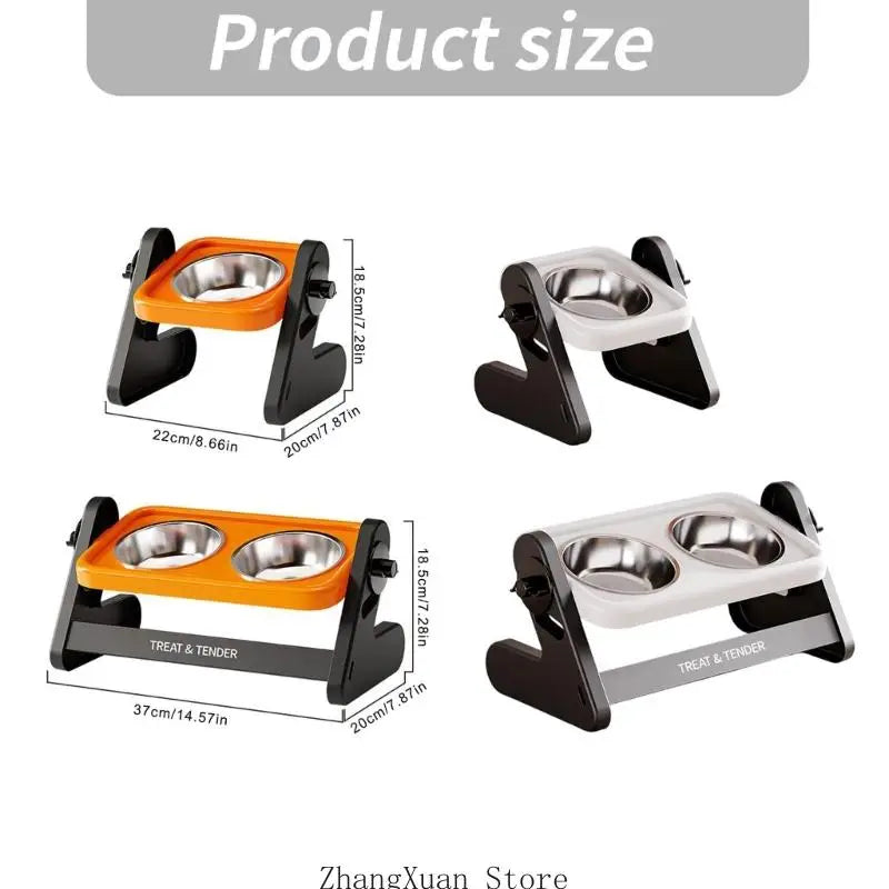 Pet Feeding Station With Height Adjustable And Bowls For Better Digestion Feeding Station Feeding Stand 3XUF