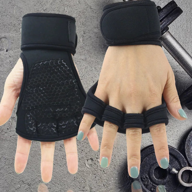 Training Sport Gloves for Men Women Workout Gloves Fitness Body Building Weightlifting Gym Hand Wrist Palm Protector Gloves