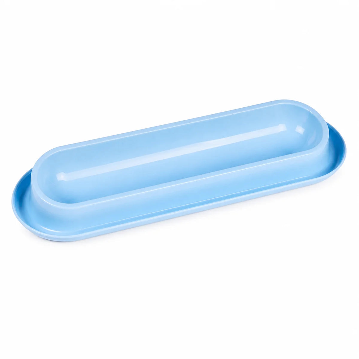Extra Long Pet Feeding Bowl for Multiple Cats Dogs Anti Slip Anti Tip Tilted Neck Protection Food Water Feeder