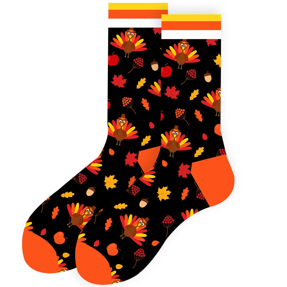 Cute Women Socks Cartoon Animal Food Fruit Socks  Kawaii Funny  Trendy Socks Happy Harajuku Casual Socks Autumn Spring Stocking