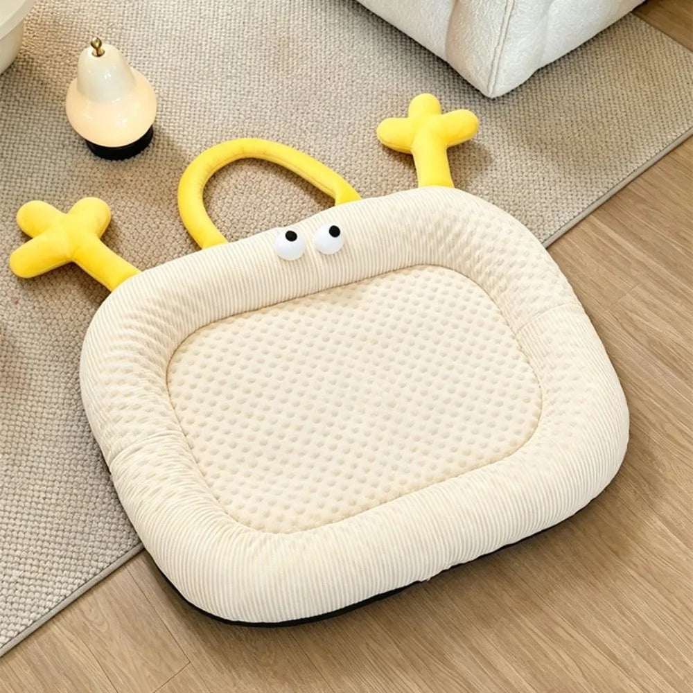 Pet Sleeping Pad Nonslip Dog Ice Beds Soft Comfortable Pet Cooling Mat Breathable Cool Mattress Summer