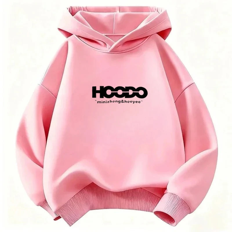 Winter/ Autumn children's Korean-style hooded sweatshirt. Boys'and girls' comfortable,breathable,large-sized and warm outerwear.