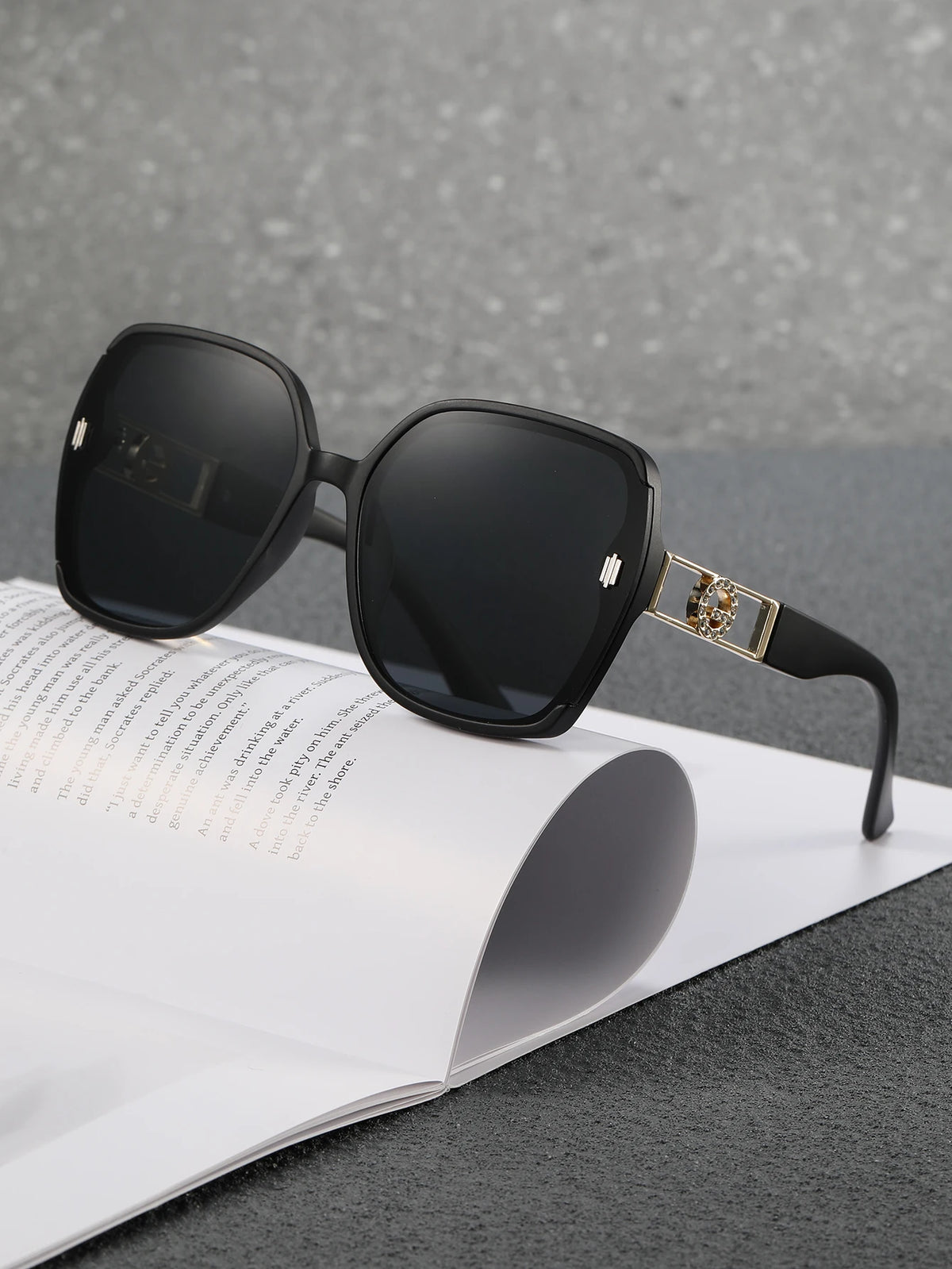 5 New sunglasses for women: UV-resistant sunglasses for women, high-end look, versatile for large faces, slimming glasses, high-