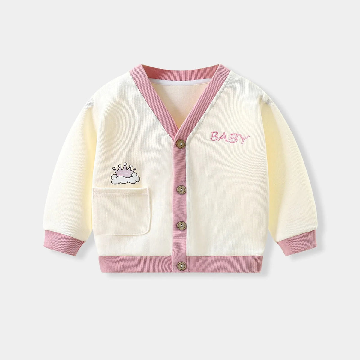 Autumn Winter Baby Knitted Cardigan Sweater Cartoon Animal Long Sleeved Tops Kids Clothes Children Jacket Toddler Warm Coat 0-1y