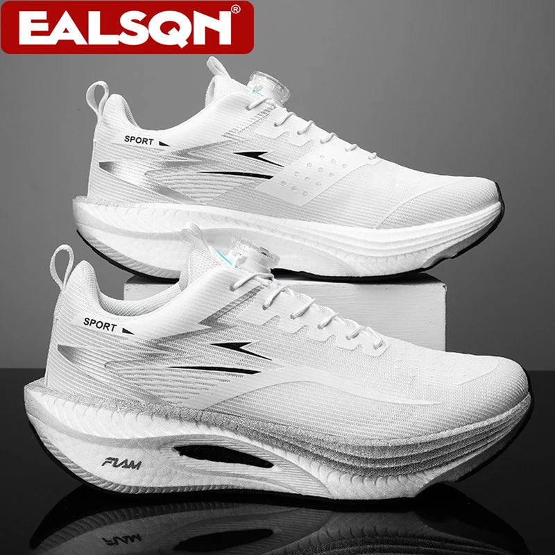 Men Sports Running Shoes Casual Marathon Breathable Lightweight Women's Comfortable Athletic Nonskid Walking Sneakers Outdoors