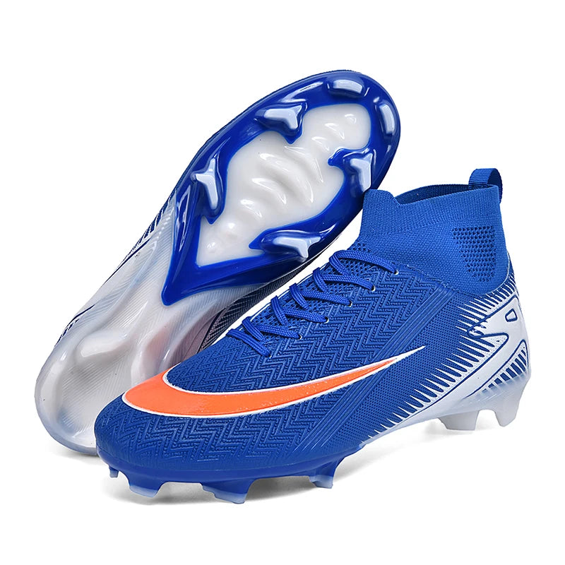 New Men Football Boots Kids Cleats Grass Soccer Shoes Futsal Indoor Ankle Match Training TF/FG Hot-selling Sport High-quality