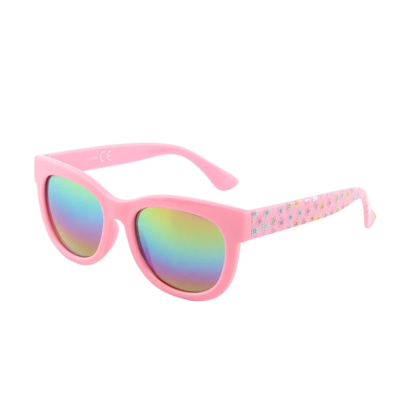 Kenbo Square Cute Kids Sunglasses  For Girls Boy Toddler Lovely Baby Colorful Rectange Sun Glasses Children With Case