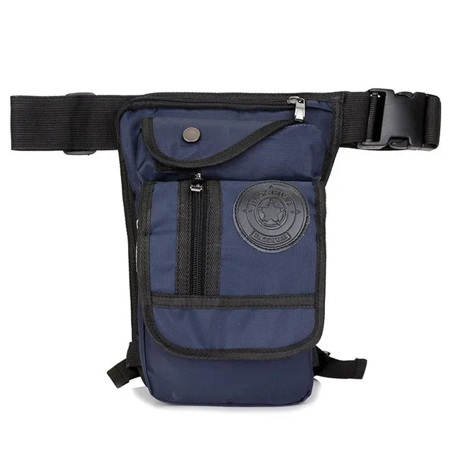 Men's Canvas Drop Leg Bag Motorcycle Multi-purpose Messenger Shoulder Bags High Quality Belt Hip Bum Waist Fanny Pack