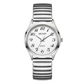 MEGIR Top Luxury Couple Watch for Men Women Golden Stainless Steel Quartz Wrist Watches Lovers Analog Wristwatch Waterproof