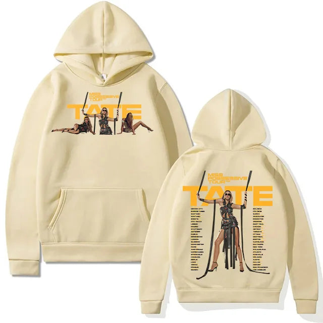 Tate McRae Miss Possessive Tour 2025 Hoodie Men Women Clothes Fashion New Sweatshirts Oversized Pullover Trendy Y2K Casual Hoody