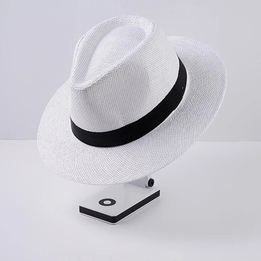 Summer Large Size 60cm Classic Sun Hats for Men Women Panama Hats Couple Wide Brim Beach Straw Hat Big Head Plus Size Fedora Hat