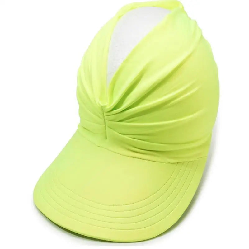 Beach Sun Hat For Women Spring/Summer With A Hollow Top Sun Protection Hat For Ladies Outdoor Sports Hat