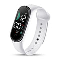 Kids Electronic Watch Sports Waterproof Wrist Watch Large Font Screen LED Display Luminous Auto Date Full Calendar Digital Watch