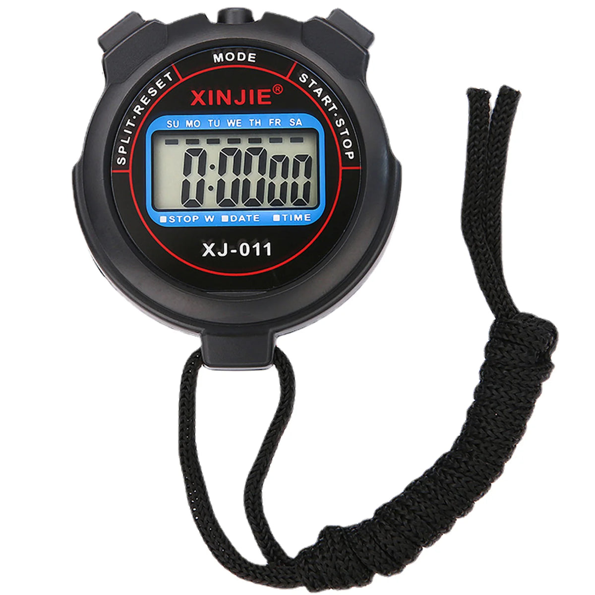 Sports Stopwatch Timer Athlete Referee Timer Portable Waterproof Fitness Timer With Date Display Alarm And Clock For Fitness