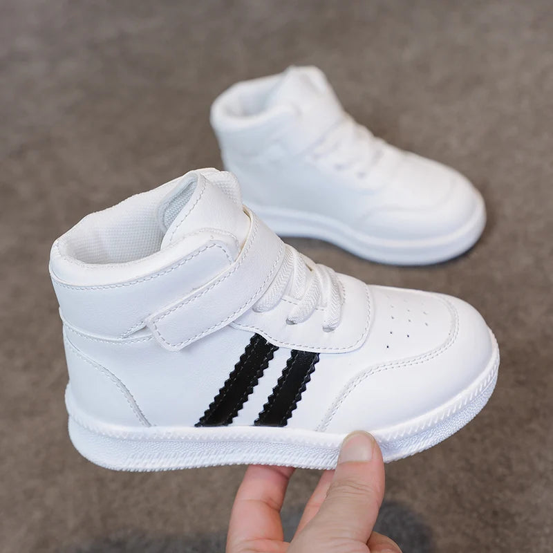 Children Casual Sports Shoes High-top Non-Slip Lightweight Comfortable Kids Sneakers Boys Girls Running Shoes Classic 2025 New