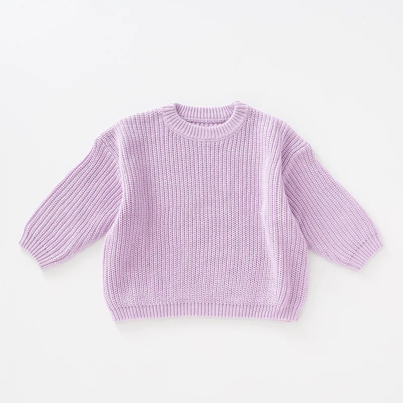 Custom Sweater Crewneck Pullovers For Kids Embroidered Exquisite Design Baby Shower Gift Personalized Unique Name By Hand-made