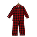 Christmas Pyjamas Sets for Kids 1-13 Years Cotton Loungewear Sibling Pajamas Winter Baby Boys Girls Soft Plaid Children Clothes