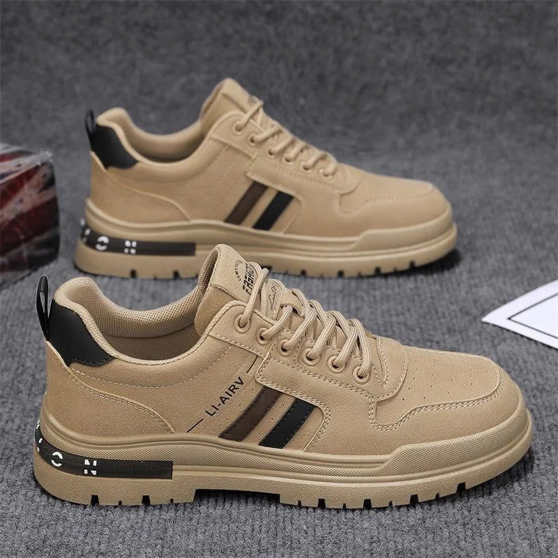 Men's Work Shoes Breathable Wear-Resistant Waterproof Non-Slip Spring Autumn Fashionable Sports Shoes Labor Protection Boots