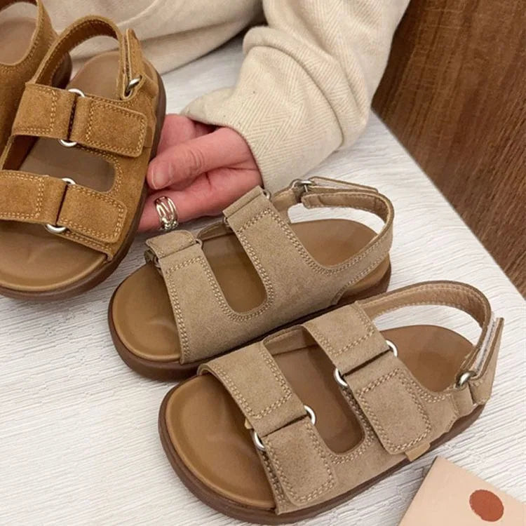 Kids Summer New Sandals Slippers Boys Girls Beach Soft Sole Toddler Non Slip Durable Cute Sandals Non Slip Breathable Children